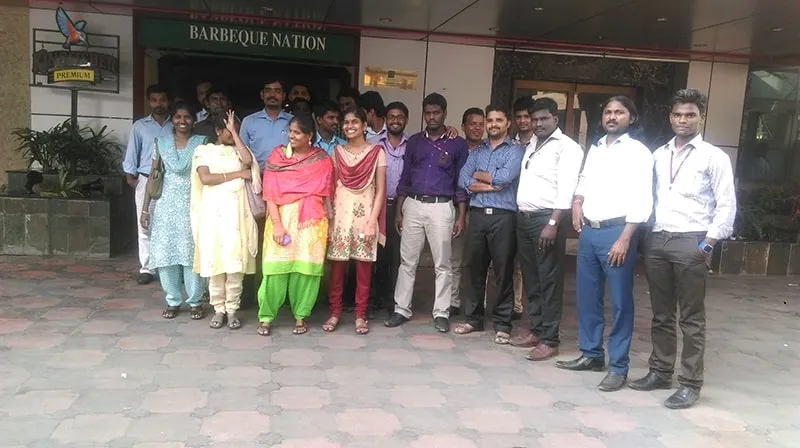 Team Outing at a Restaurant